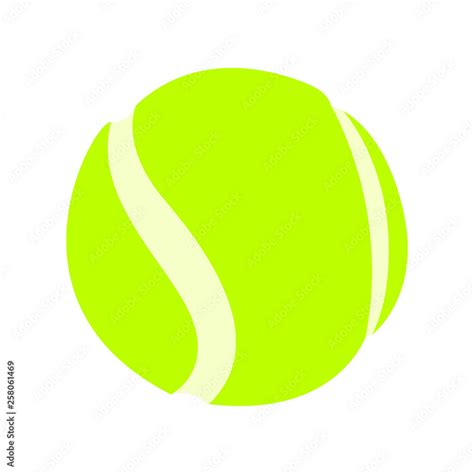 Shocked Tennis Ball Emoji Cartoon Clipart Vector Friendlystock The