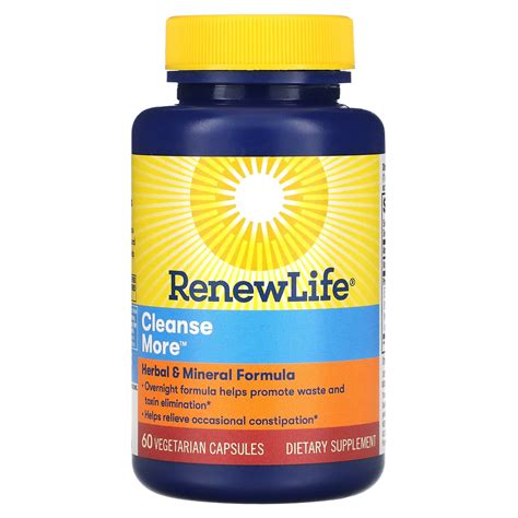 Renew Life Cleanse More Vegetarian Capsules