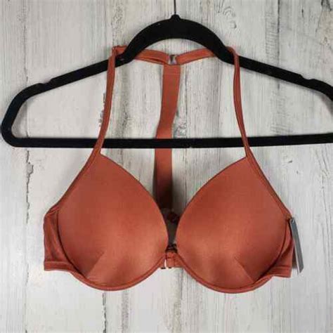 Nwt Victoria S Secret Shine Strap Full Coverage Push Up Bikini Top Size