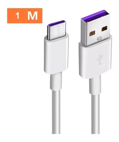 Cable Tipo Usb C 2a Super Carga Reforzado Huawei 1 Metro Cuotas Sin