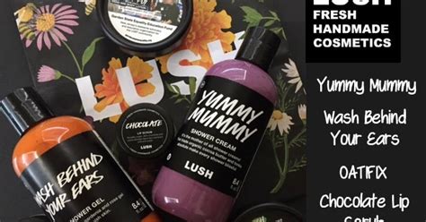 Lush Yummy Mummy Wash Behind Your Ears Chocolate Lip Scrub Oatifix