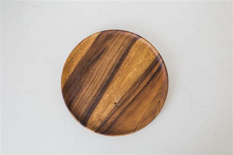 Acacia Wood Chargers Hostess Haven Specialty Tabletop Rentals