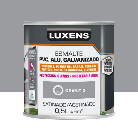 Pintura Para Pvc Aluminio Galvanizdo Al Agua Satinado Luxens Ml