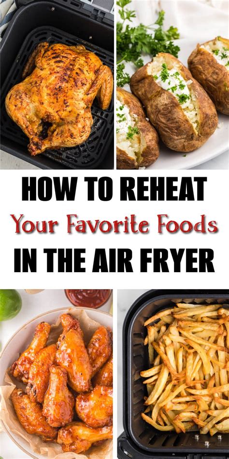 Reheating Food In The Air Fryer Air Fryer Recipes Healthy Air Fryer Dinner Recipes Air Fryer