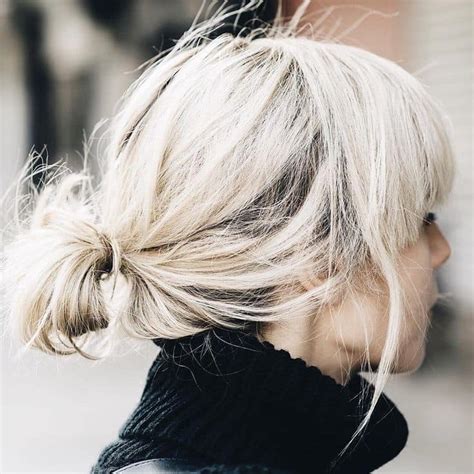 31 Stunning Messy Buns For Short Hair 2024 Trends