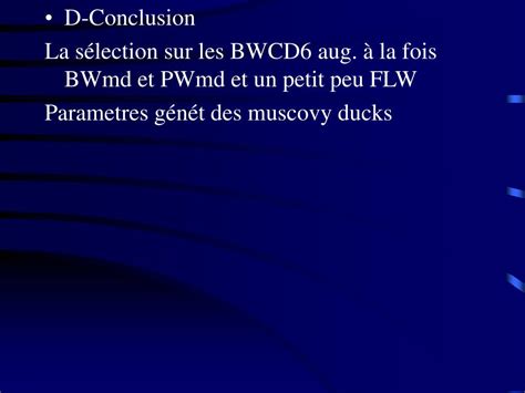 Ppt D Crivez Les Diff Rentes Tapes De L Levage Du Canard Pour La