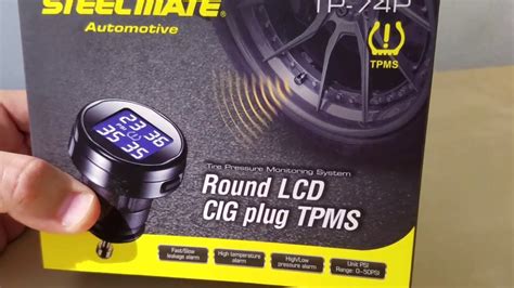 Car Steelmate TPMS Tire Pressure Monitor System Unboxing Review YouTube