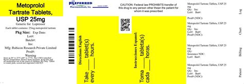 Metoprolol Tartrate Tablet Film Coated