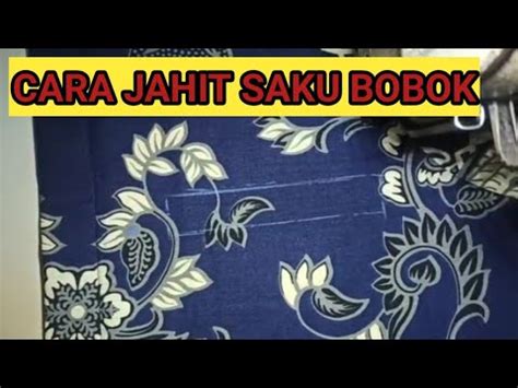 Cara Membuat Kantong Bobok Atau Saku Bobok Mudah Youtube