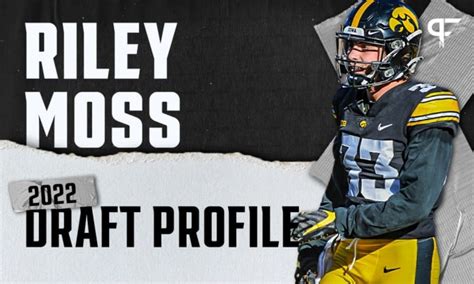 Riley Moss Iowa CB NFL Draft Scouting Report