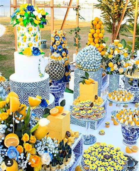 Lemon Themed Party Lemon Party Tea Party Wedding Venue Decorations