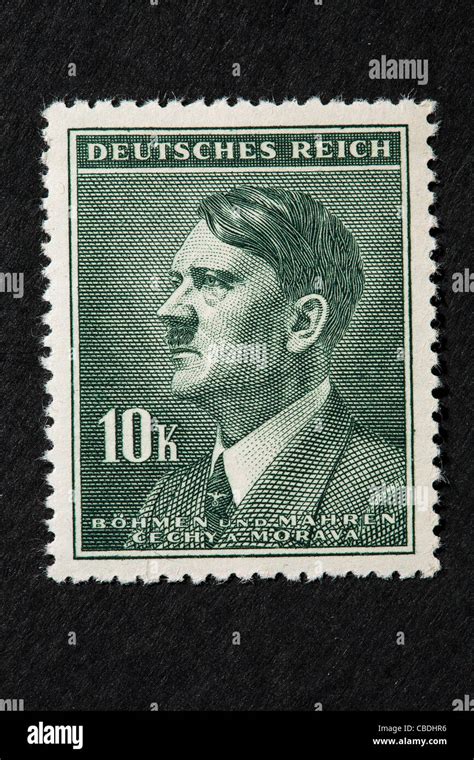 Post Briefmarke Adolf Hitler Deutsches Reich Protektorat B Hmen Und