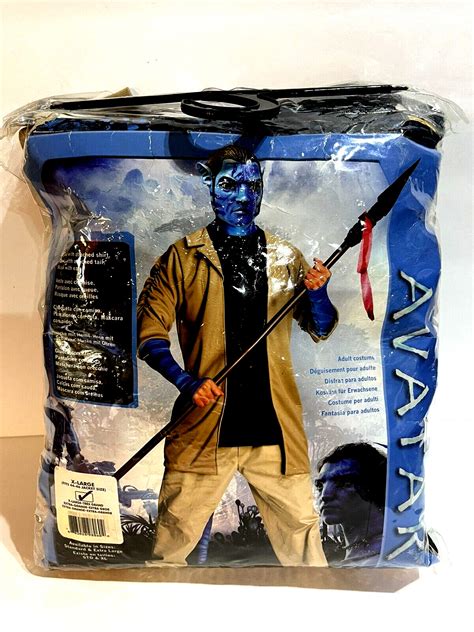 Avatar Jake Sully Adult Halloween Costume X-LARGE 44-… - Gem