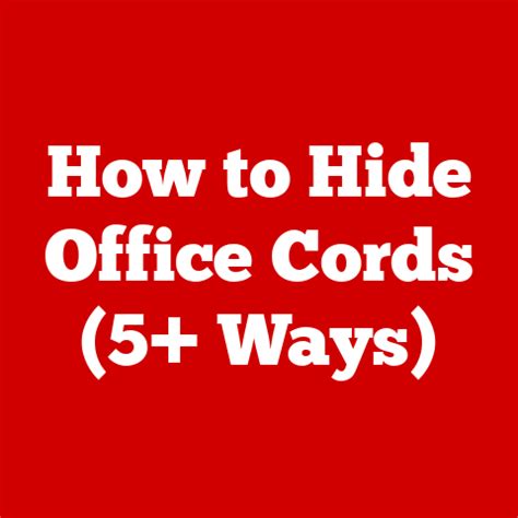 hide office cords  ways