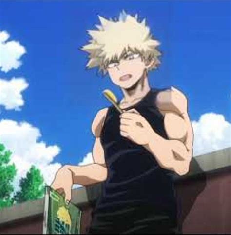 When Bakugou Dropped His Ice Cream He Looked Like The Surprised Pikachu