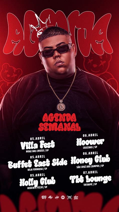 Agenda De Shows Mc Gp Behance