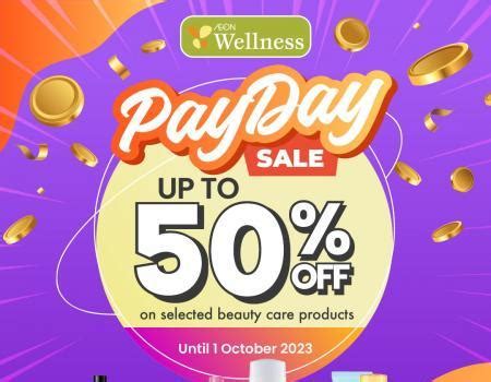 AEON Wellness Beauty Care Products Payday Sale Up To 50 OFF Valid