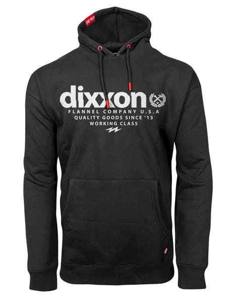 Menss White Goods Pullover Hoodie Black Dixxon Flannel Co