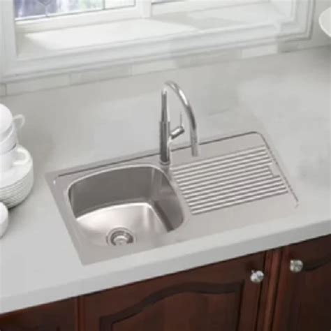 Stainless Steel Single Bowl Kitchen Sink at Rs 8030 in Chennai | ID ...