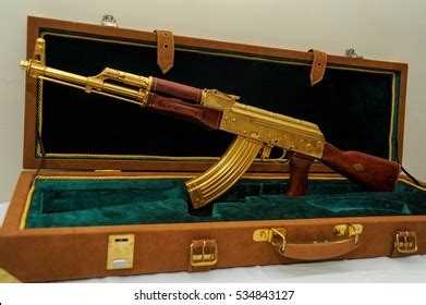 Gold Plated Engraved Kalashnikov Ak-47 Stock Photo 534843127 | Shutterstock