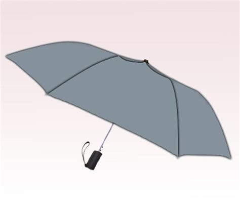 Personalized Gray 42 Inch Arc Gray Spectrum Auto Open Folding Umbrellas