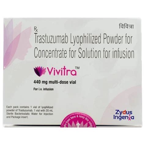 Vivitra Mg Trastuzumab Injection Zydus Vial At Rs Piece In