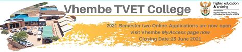 Vhembe Tvet College Geared For Excellence