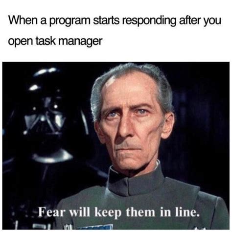 When A Program Starts Responding After You Open Task Manager Fear Will