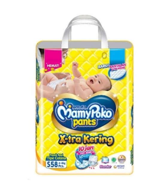 Mamypoko Pants Standar X Tra Kering S58 Lazada Indonesia