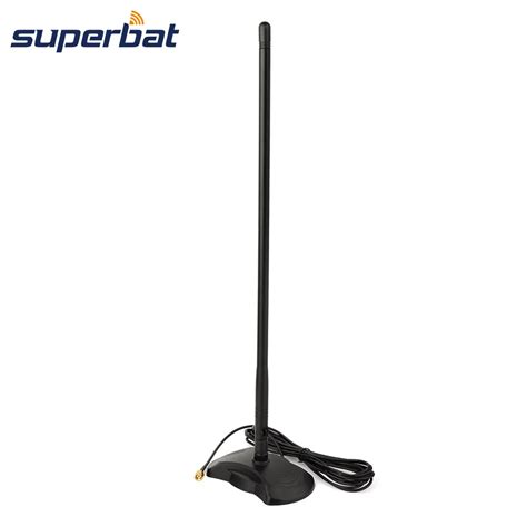 Superbat 2 4GHz 9dBi Dual Band WiFi Magnetic Base RP SMA Antenna For