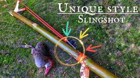 Diy Slingshot Unique Style Slingshot Making From Bamboo With Rubber