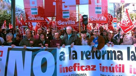 Cabecera De La Protesta En Sevilla Sevilla Abc Es