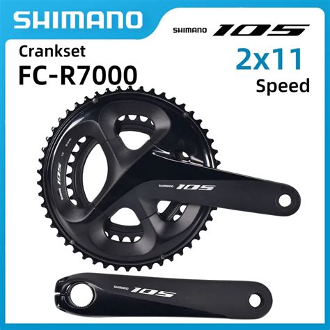 Shimano 105 R7000 Crankset Hollowtech Ii 2x11 Speed 22v 165 170 172 5 175mm 50 34t