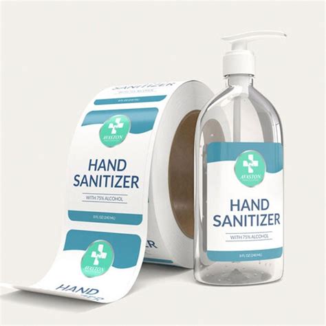 Multicolor Paper Sanitizer Bottle Label At Rs 032piece In Surat Id