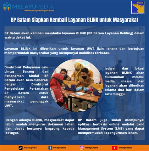 INFOGRAFIS BP Batam Siapkan Kembali Layanan BLINK Untuk Masyarakat