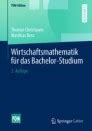 Wirtschaftsmathematik für das Bachelor Studium SpringerLink