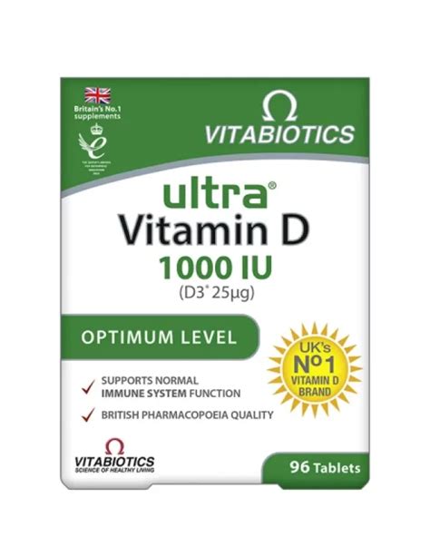 Vitabiotics Ultra Vitamin D Iu Tabs Orange Ph