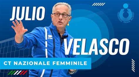 Julio Velasco è il nuovo CT della nazionale femminile di volley