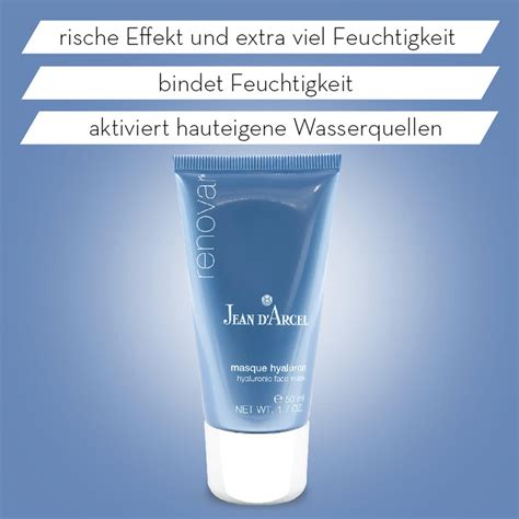 Jean Darcel Renovar Masque Hyaluron Ml Baslerbeauty