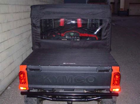 Kymco UXV 500 700 REAR ENCLOSURE WITH WINDOW ShockPros