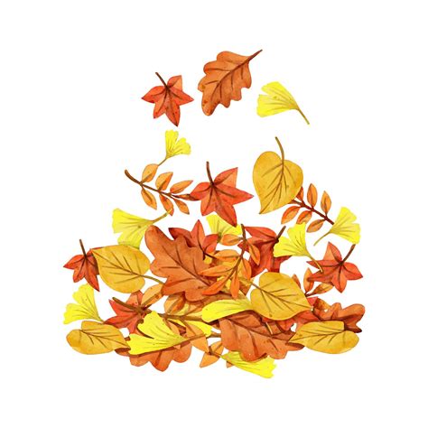 Green Leaf Pile Clipart