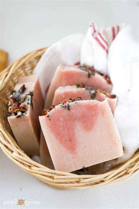 Gentle On The Skin Rose Soap Recipe Garden Therapy