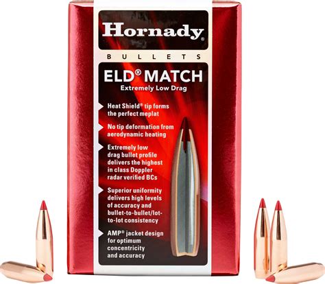 Hornady Eld Match Mm Grain Bullets Box