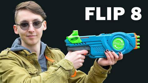 AD Nerf Flip8 Blaster Unboxing Review Test MagicBiber Deutsch