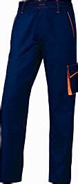 Pantalon De Travail Delta Plus Panostyle Polyester Coton Bleu Marine