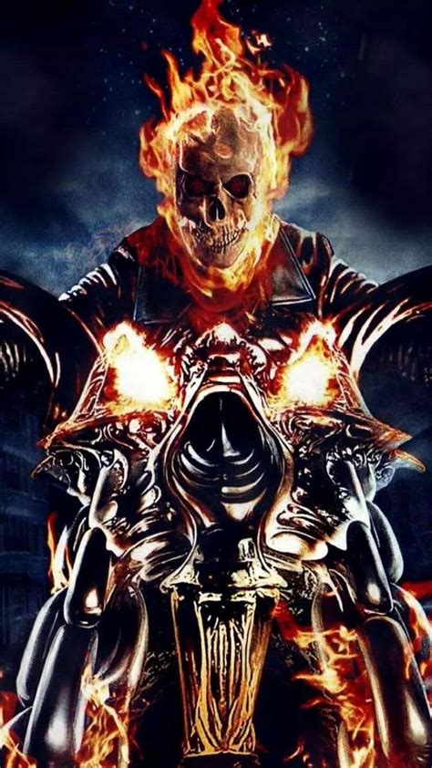 Gambar Ghost Rider Api Biru Adrian Nolan