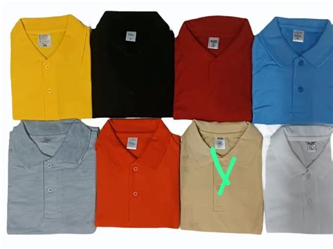 Polo Cotton Spun Matty T Shirt Half Sleeves Plain At Rs 150 In Lucknow