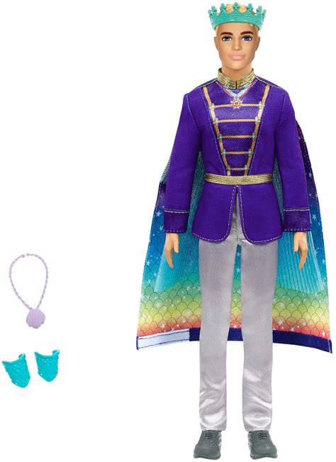 Barbie Dreamtopia 2 In 1 Ken Doll Blonde 12 In With Prince To Merman