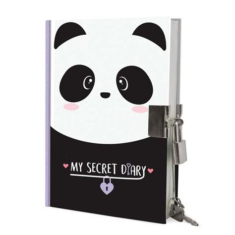 Journal Intime Fille Panda Avec Cadenas Carnet Secret