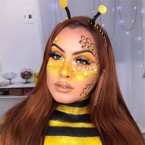 Maquiagem Artística Bee Makeup Cute Halloween Makeup Bee Costume Makeup